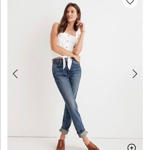 Madewell Tall High-Rise Slim Boyjean -Frisco Wash